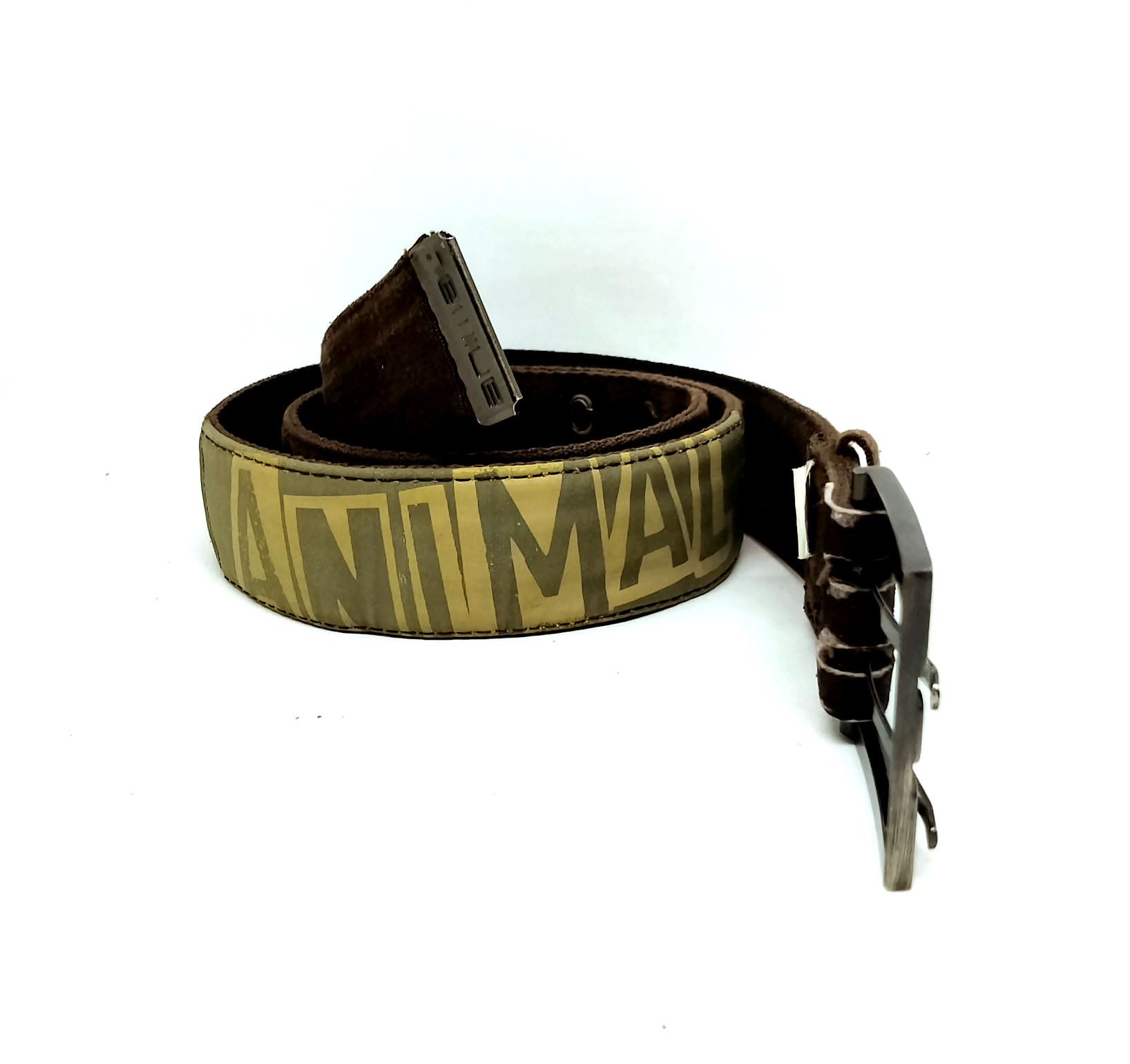 Other Animal Canvas Belt, Coyote Brown, Size aprox 32/34 Size 32 - 3 Thumbnail