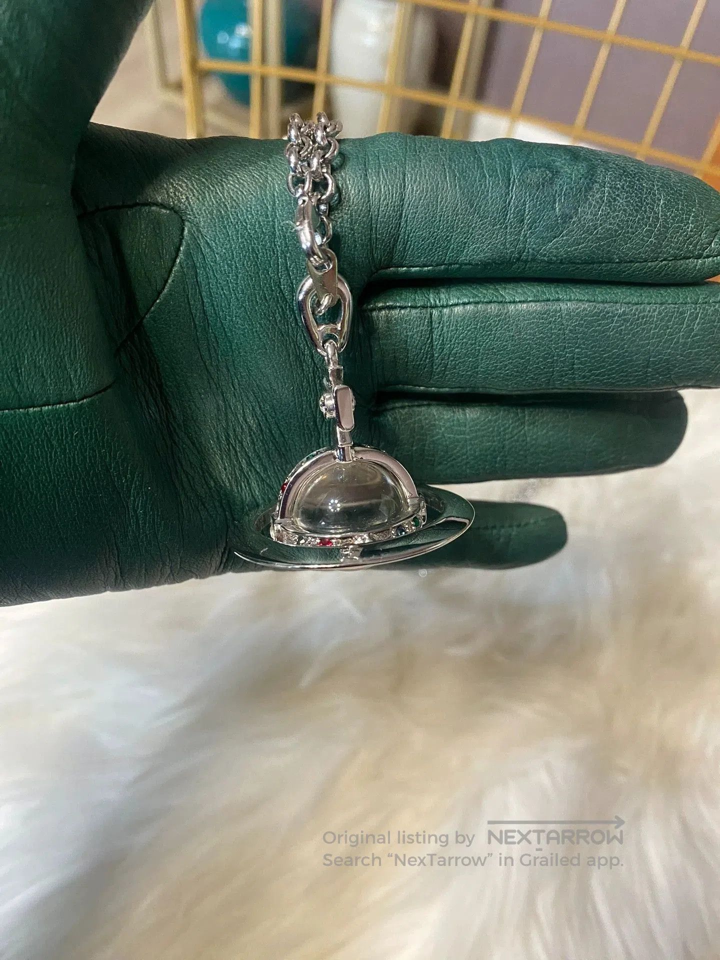 Vivienne Westwood Vivienne Westwood Silver Orb Necklace. Size ONE SIZE - 2 Thumbnail