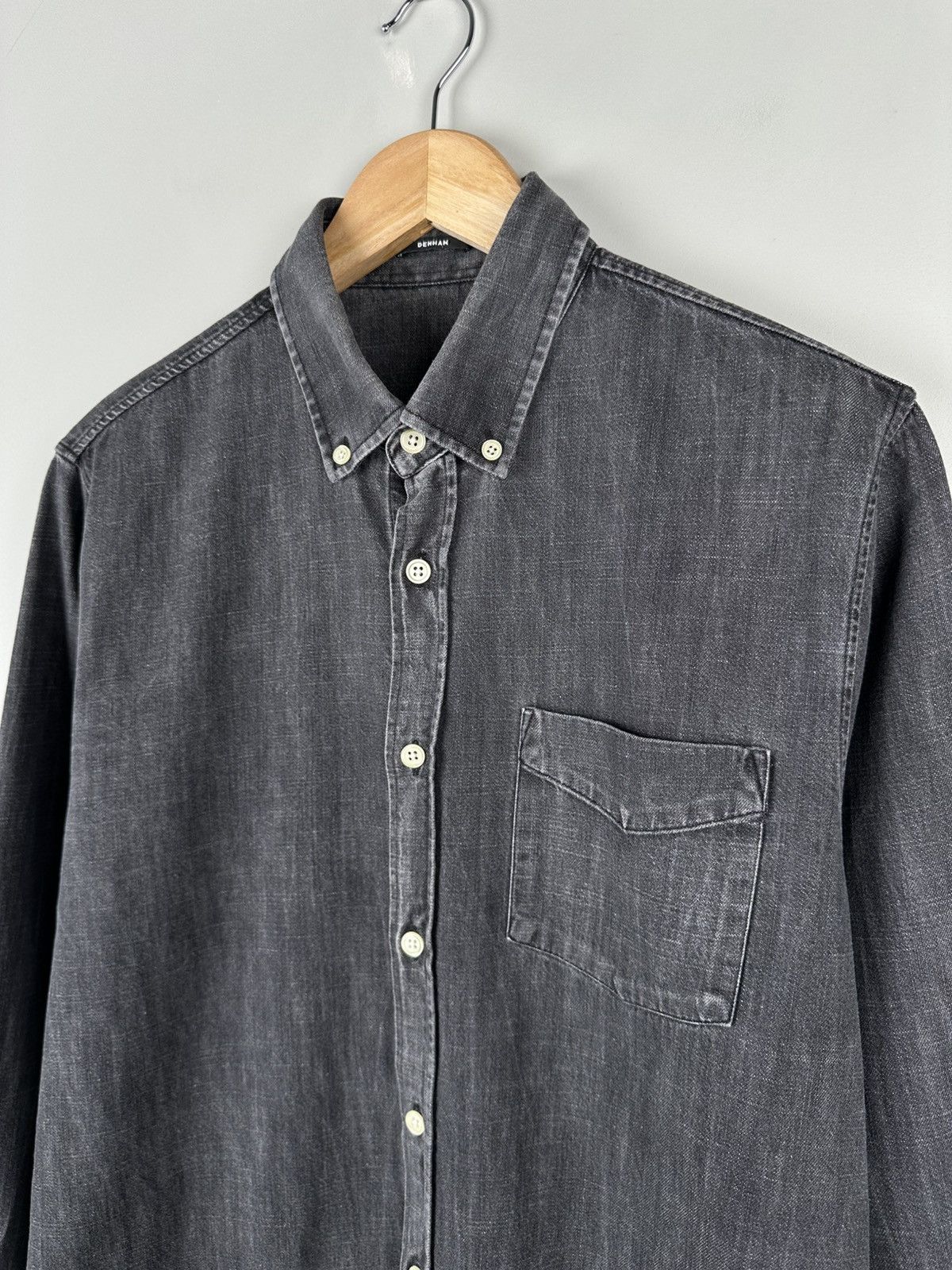 DENHAM Denham Denim Shirt Button Up Size US L / EU 52-54 / 3 - 3 Thumbnail