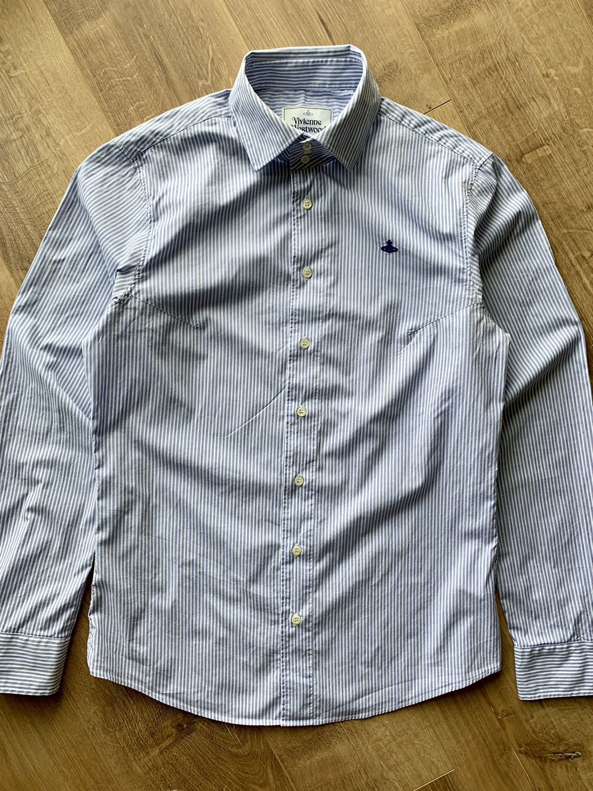 Vivienne Westwood Vivienne Westwood striped Shirt Size US L / EU 52-54 / 3 - 3 Thumbnail