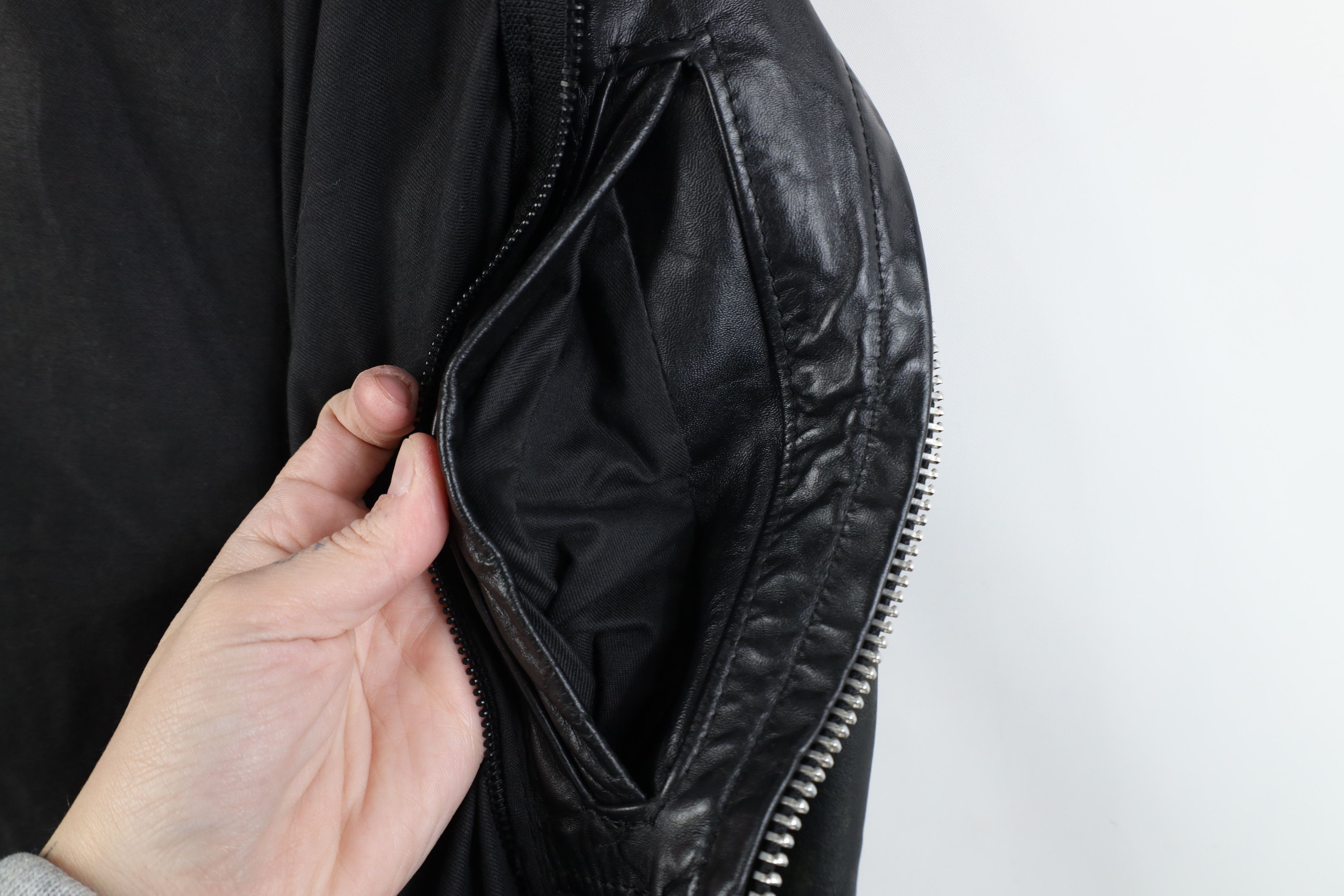 Vintage AS IS Vintage 60s 70s Brooks Cafe Racer Bomber Jacket USA Size US XXL / EU 58 / 5 - 14 Thumbnail