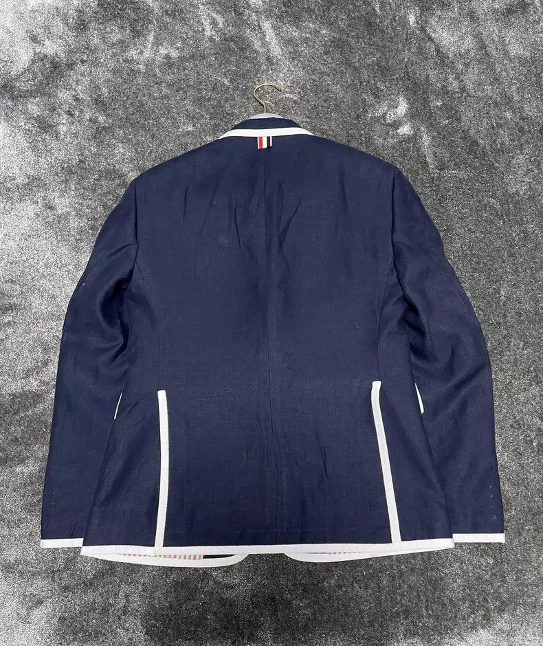 Thom Browne Thom BrowneLinen suit jacket 2503-Nextarrow Size US L / EU 52-54 / 3 - 6 Thumbnail