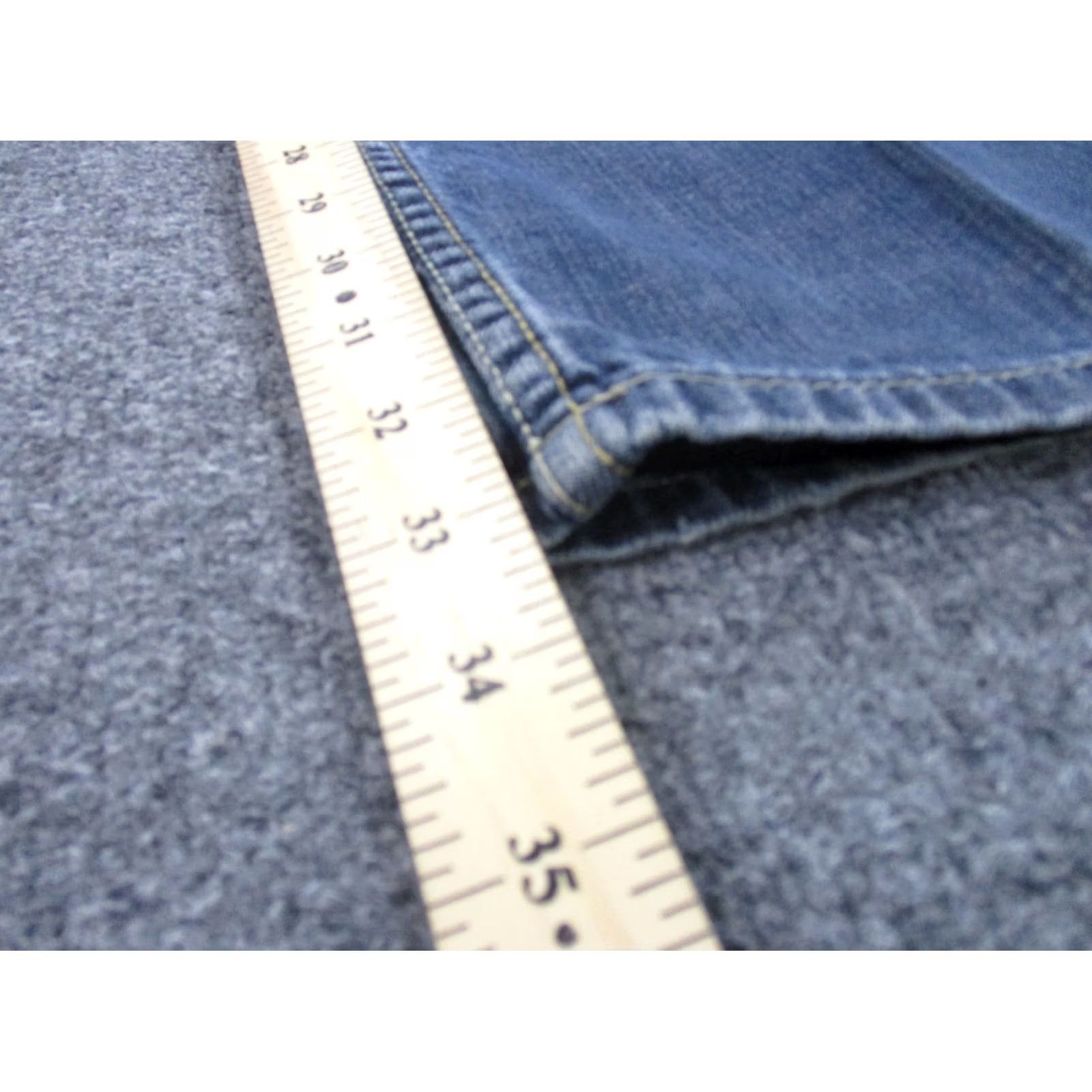 Ecko Unltd. Ecko Unltd Jeans Men Blue Denim Straight Casual Embroidered Y2K Skater Faded 36 Size US 36 / EU 52 - 5 Thumbnail
