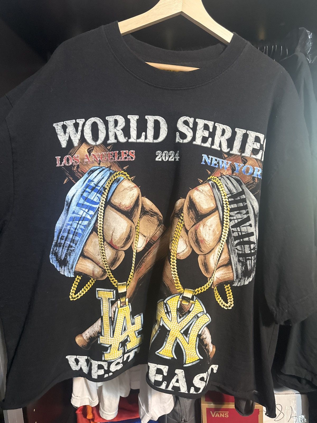 Menace Menace LA Vs NY World Series Tee LIMITED Size US XXL / EU 58 / 5 - 2 Thumbnail