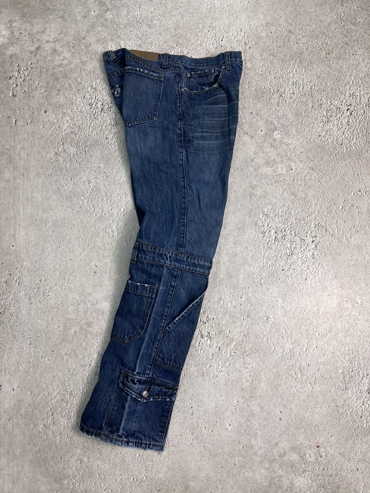 14th Addiction × Japanese Brand × Le Grande Bleu (L.G.B.) Junya Watanabe G Star Style Raw Bondage GOA Cargo Pants Size US 32 / EU 48 - 8 Thumbnail