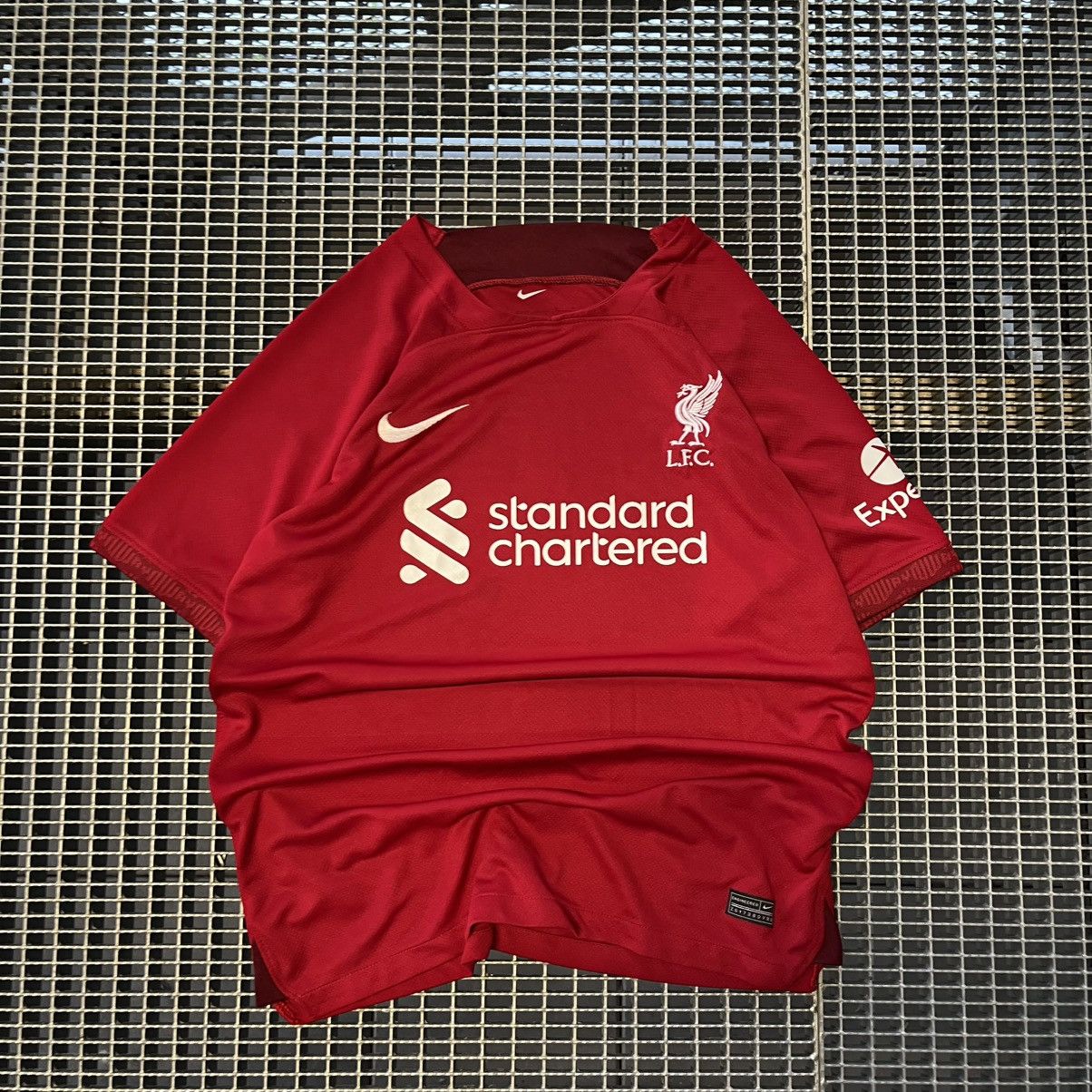 Nike Nike Liverpool Soccer Jersey Football Tee T-shirt Bloke Core Size US S / EU 44-46 / 1 - 2 Thumbnail