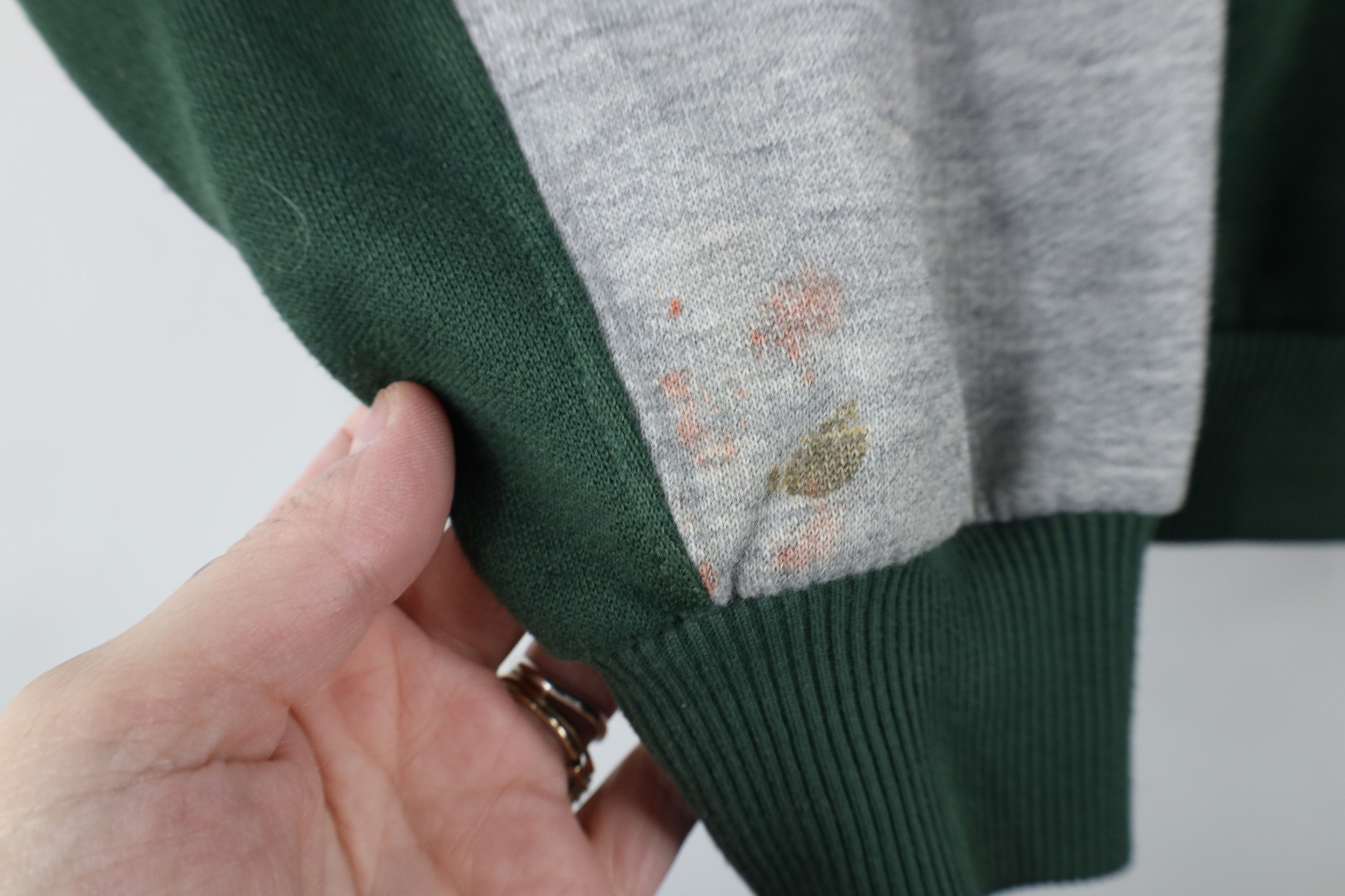 Vintage Vintage 90s Streetwear Block Half Zip Pullover Sweatshirt Size US XXL / EU 58 / 5 - 4 Thumbnail