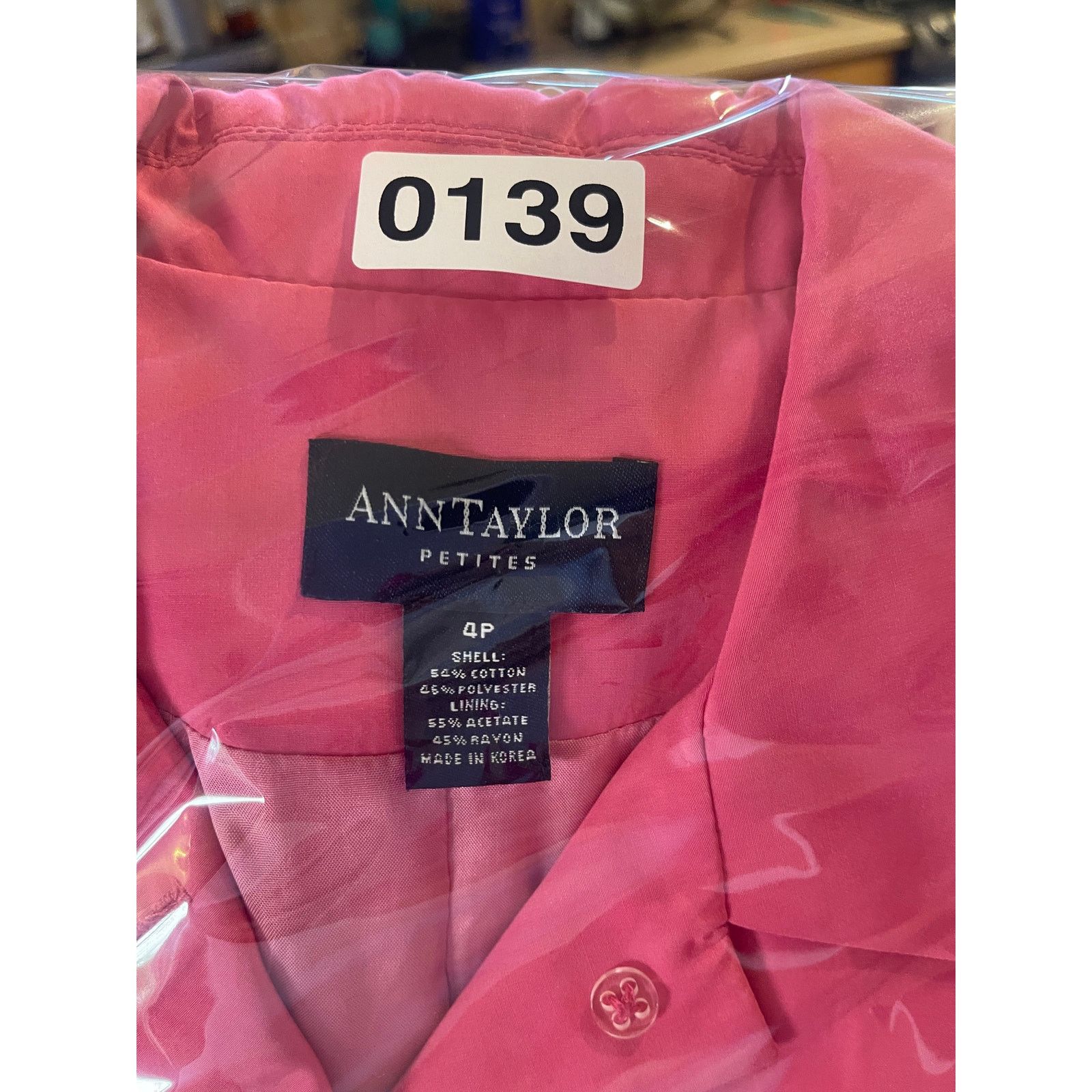 Ann Taylor Ann Taylor Petite Pink Button Lightweight Dress Coat Size S / US 4 / IT 40 - 9 Thumbnail