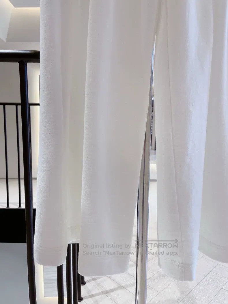 Brunello Cucinelli Brunello Cucinelli size XXS White Wide Leg Sports Pants Size 42" / US 20 - 4 Thumbnail