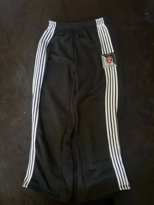 Japanese Brand × Vintage Y2K Retro Striped Casual Pant Sweatpant Size US 31 - 4 Thumbnail