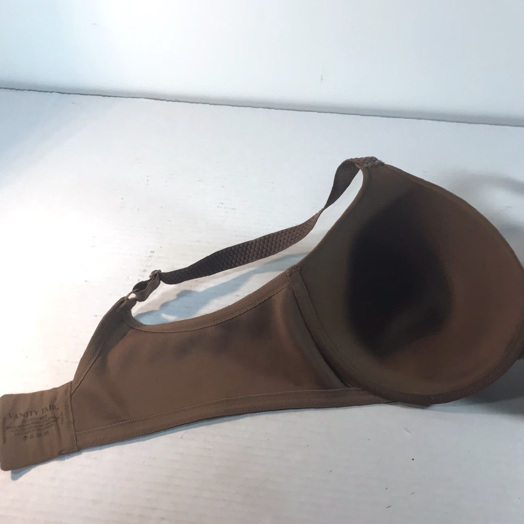 Vintage Vanity Fair Brown Lightly Lined Bra Womens Size 42D Indonesia Size ONE SIZE - 4 Thumbnail