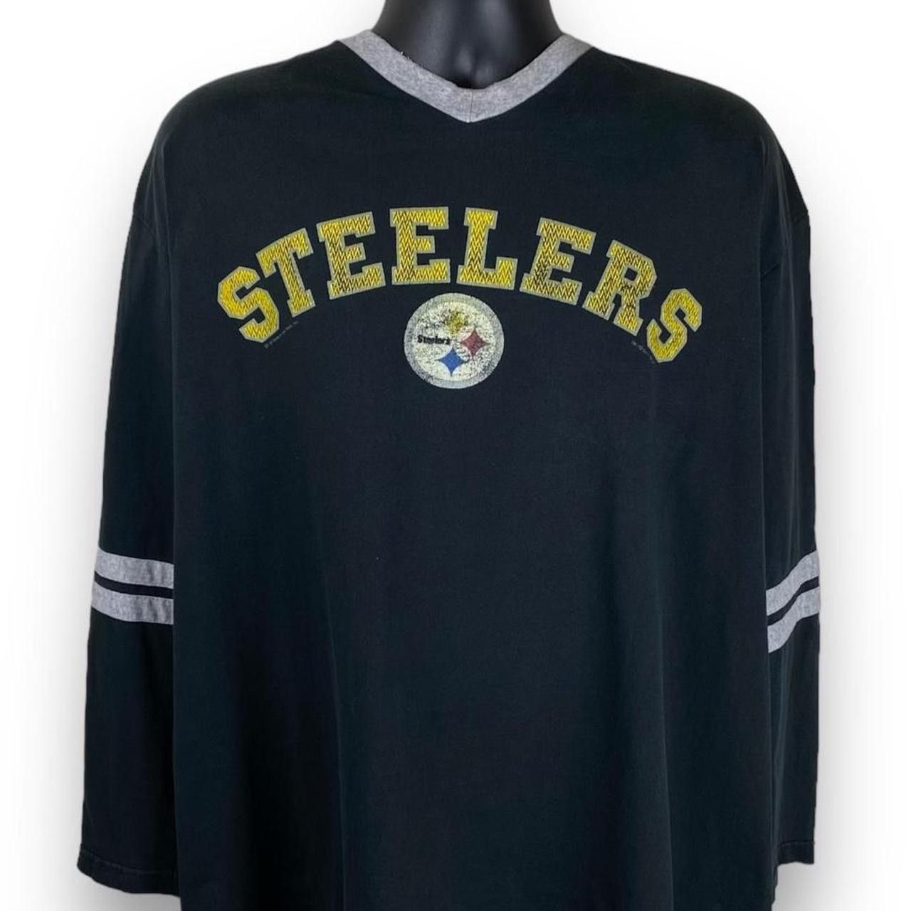NFL × Vintage Vintage CSA NFL Pittsburgh Steelers Football Sports Tshirt Size US XXL / EU 58 / 5 - 1 Thumbnail