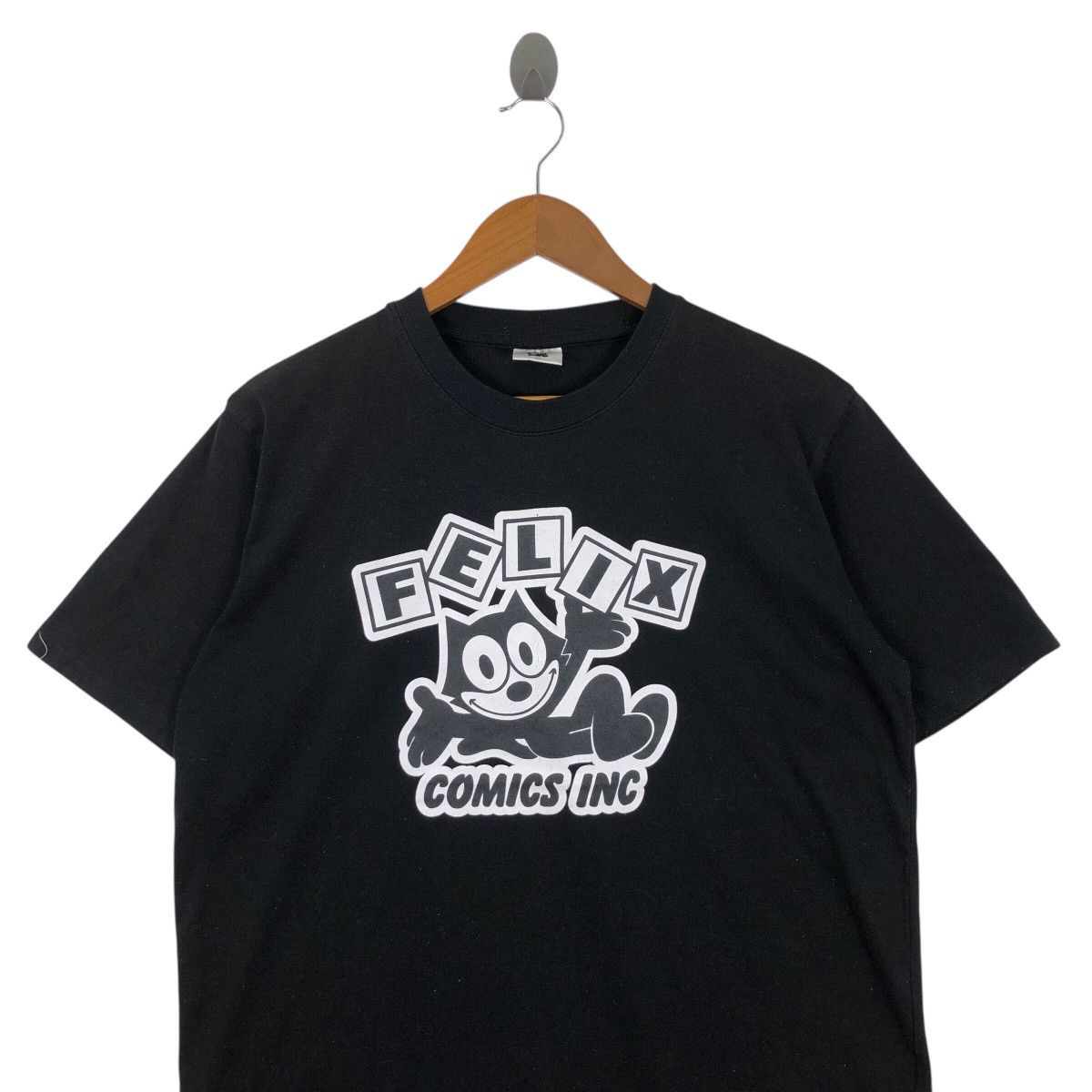 Cartoon Network Felix The Cat T-Shirt Big Logo Cartoon Animation Size US L / EU 52-54 / 3 - 2 Thumbnail