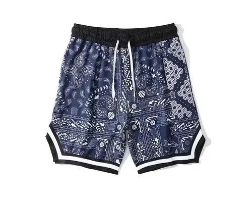 Jean 21SS Tokyo Union Blue Bandana Paisley Swest Jersey Shorts Size US 32 / EU 48 - 1 Thumbnail