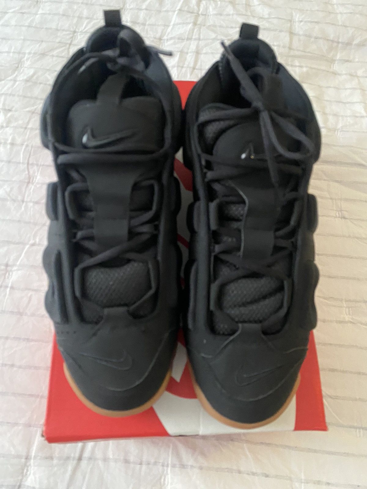 Nike Nike Air More Uptempo Low Black Sz13 Brand New Size US 13 / EU 46 - 3 Thumbnail