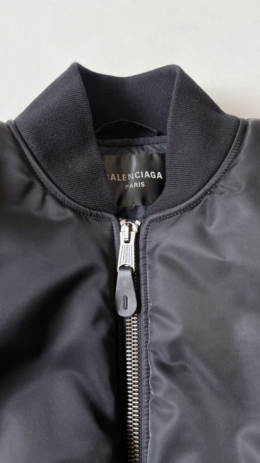 Balenciaga ‘Mud Show’ Black Nylon Padded Bomber Jacket Size US S / EU 44-46 / 1 - 4 Thumbnail