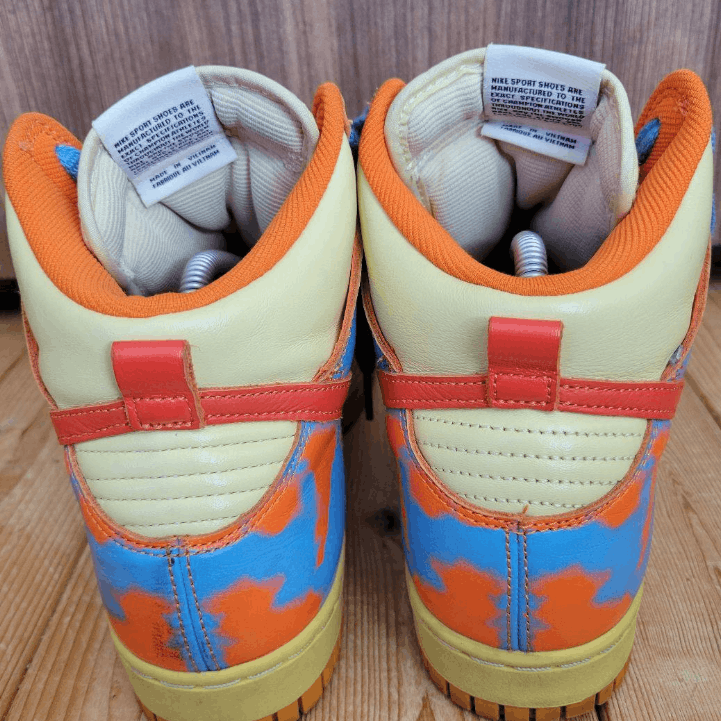Nike Anshin Appraisal NIKE DUNK HIGH 1985 SP ORANGE ACID WASH Size US 9 / EU 42 - 3 Thumbnail