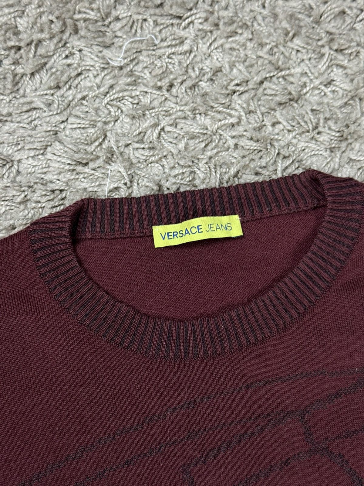 Versace Rare sweater Versace Jeans original luxury item Size US XL / EU 56 / 4 - 3 Thumbnail