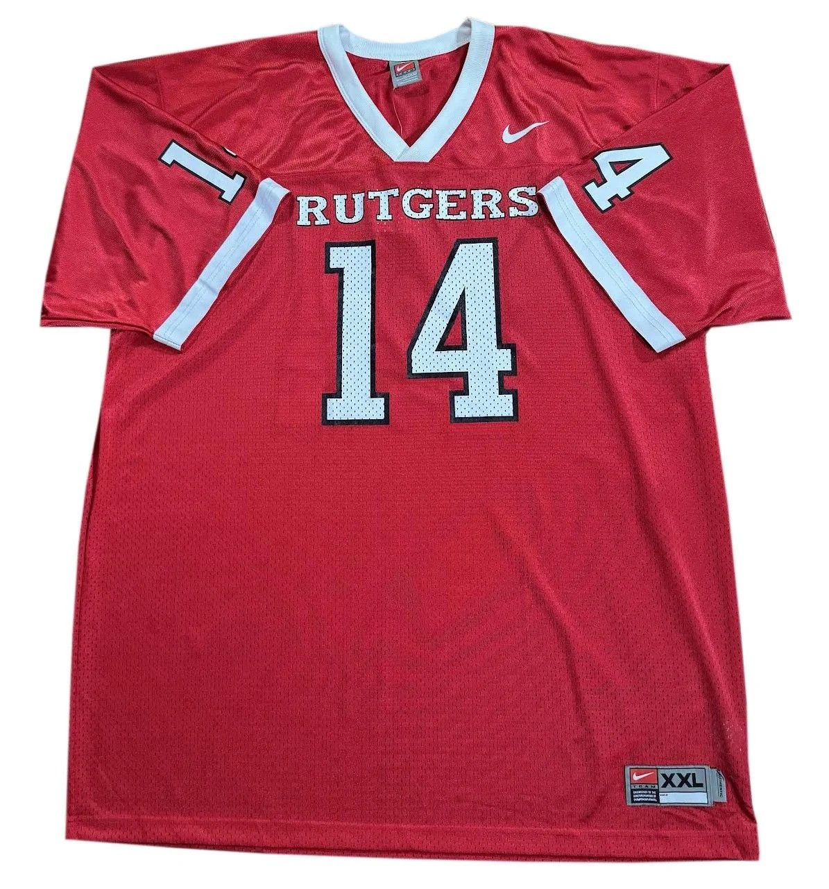 Nike Vintage Nike Rutgers University Scarlet Knights Jersey XXL Size US XXL / EU 58 / 5 - 1 Thumbnail
