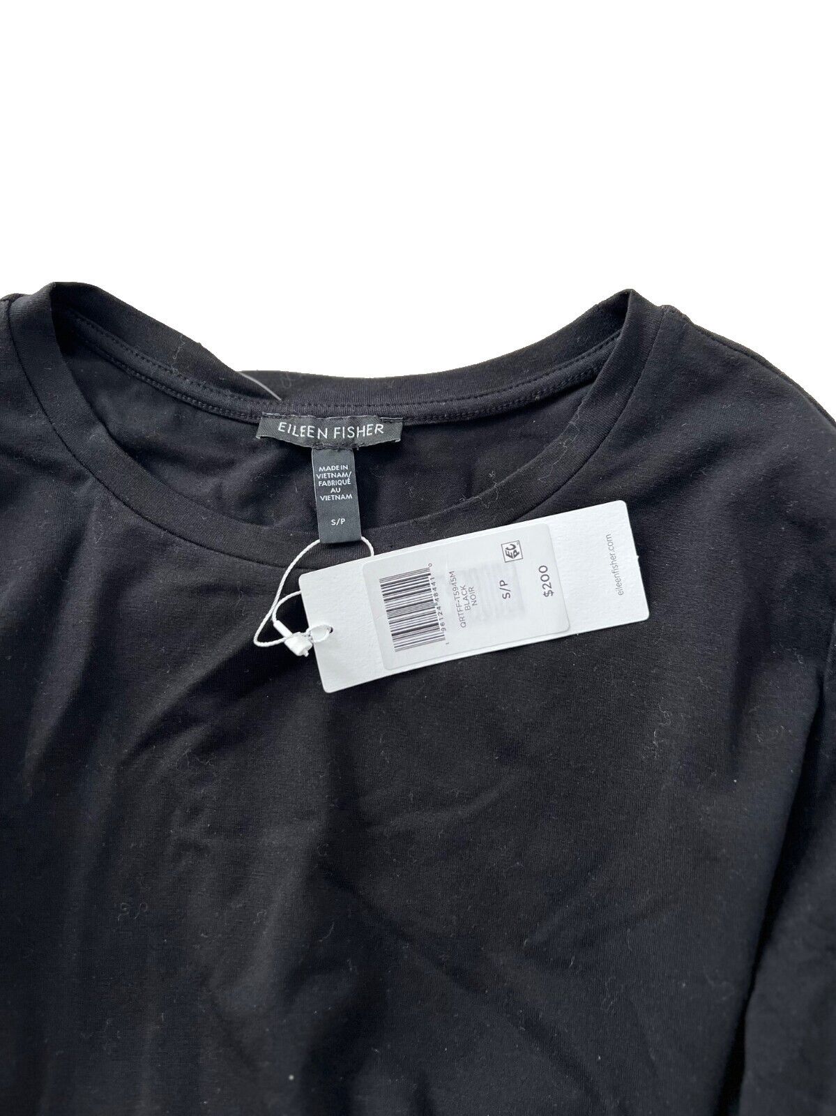 Eileen Fisher Eileen Fisher Crewneck Tunic Tee Black ( S ) Size S / US 4 / IT 40 - 5 Thumbnail