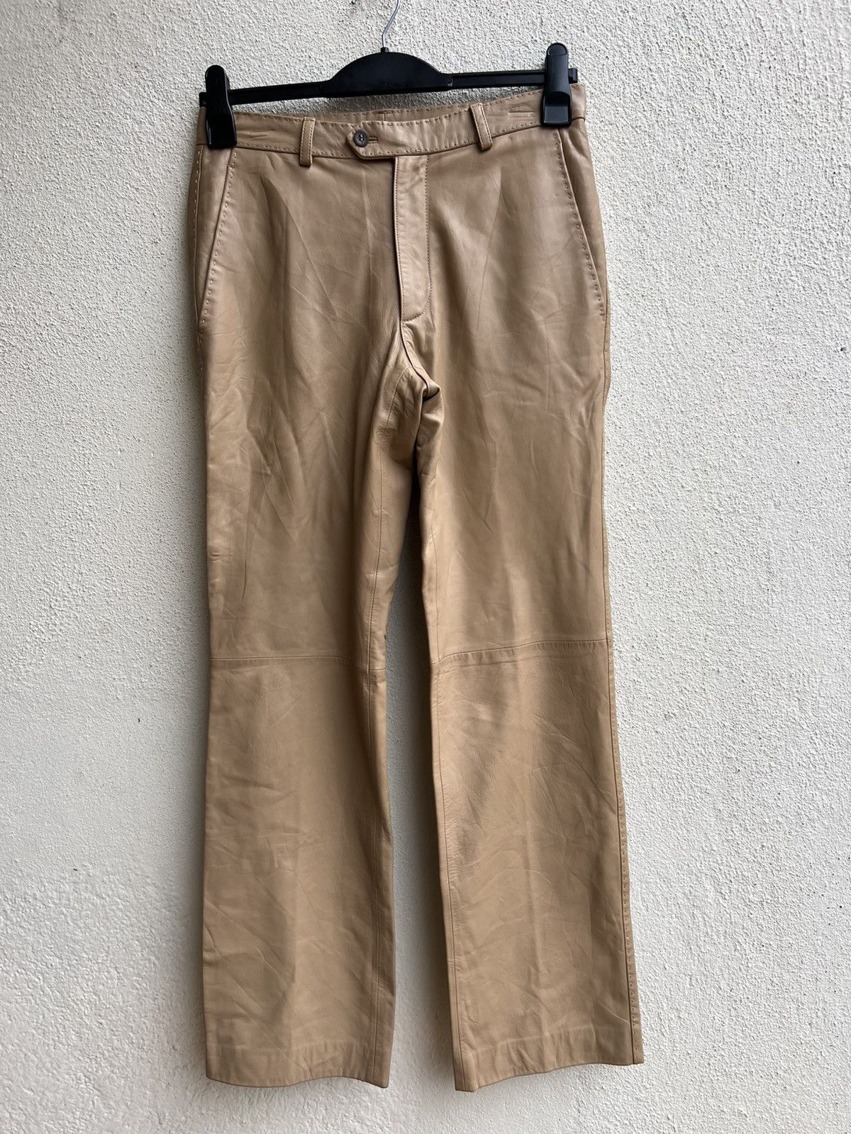 Gaultier Homme Objet Gaultier Homme Objet Sheepskin Leather Pant Size US 29 - 6 Thumbnail
