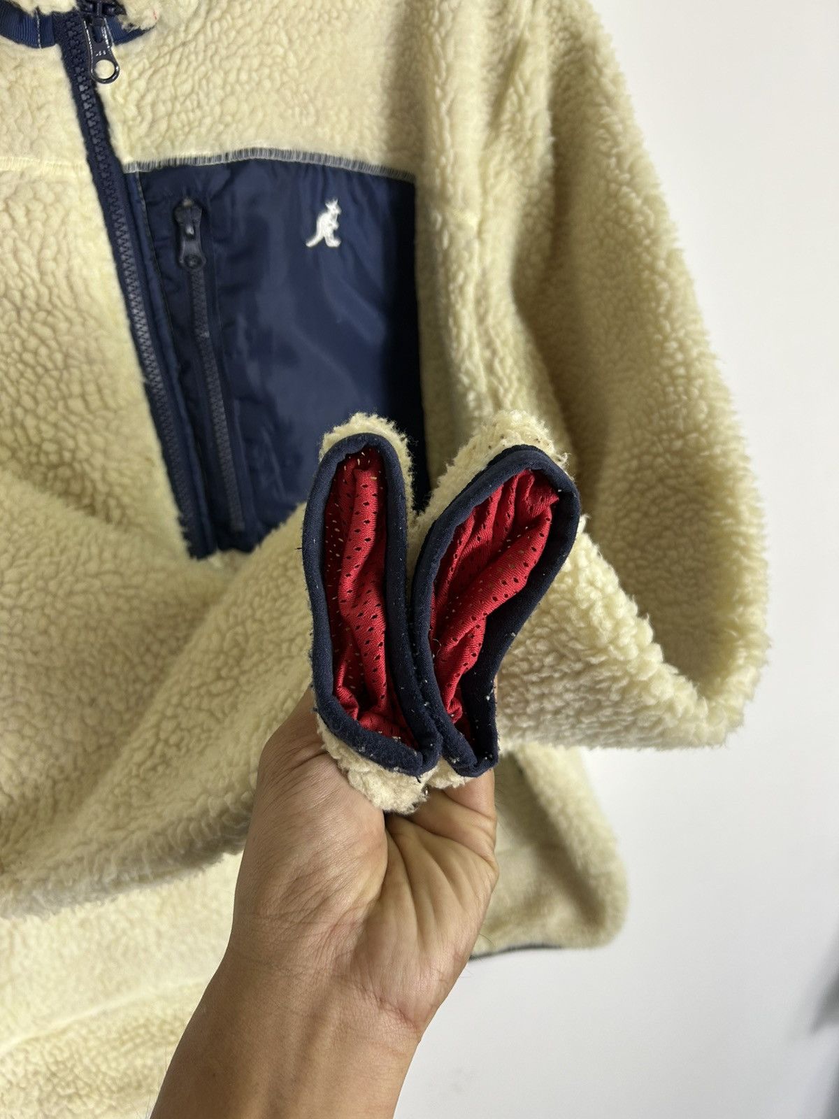 Vintage ⚡️Vintage Kangol Fleece Deep Pile Zipper Jacket Size US M / EU 48-50 / 2 - 7 Thumbnail