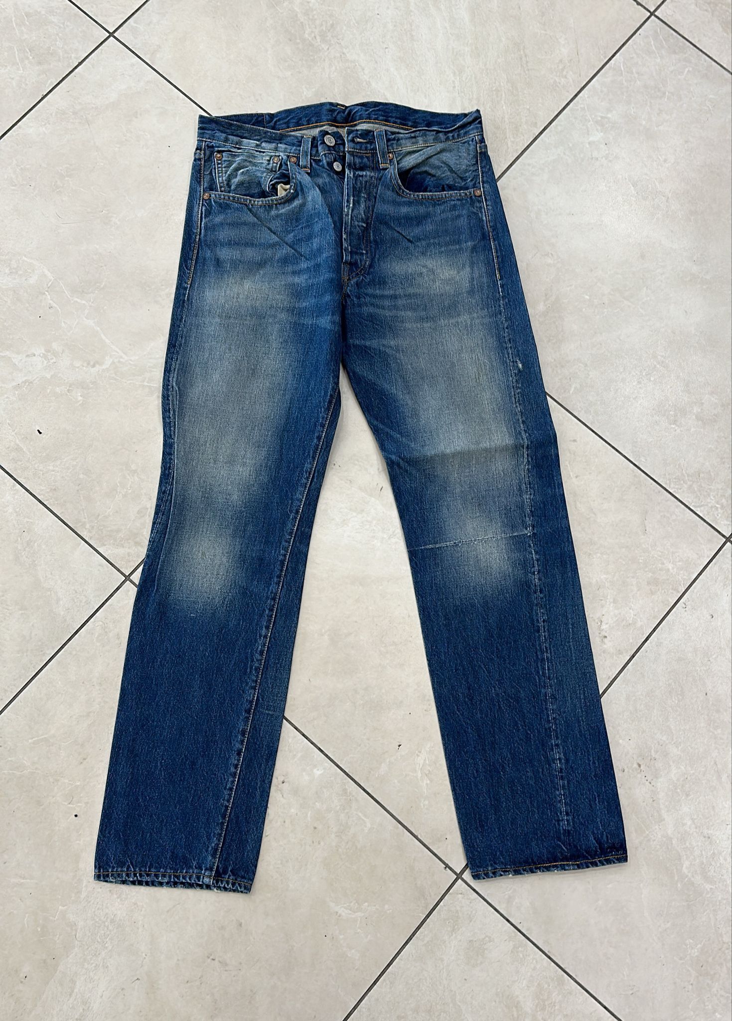 Levi's Vintage Clothing LVC Levi's Vintage Clothing 1947 501XX BigE Selvedge Jeans Size US 32 / EU 48 - 2 Thumbnail