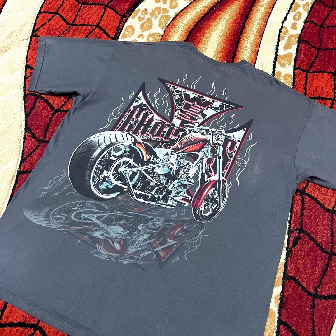 West Coast Choppers Thrashed Faded West Coast Choppers Rare T Shirt Size US XL / EU 56 / 4 - 2 Thumbnail