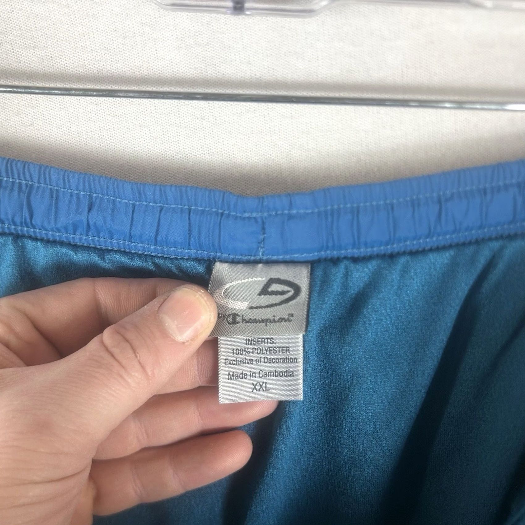 Champion Champion Athletic Shorts Womens 2XL Blue Lined Activewear Run Gym NWT Size 40" / US 18 - 5 Thumbnail