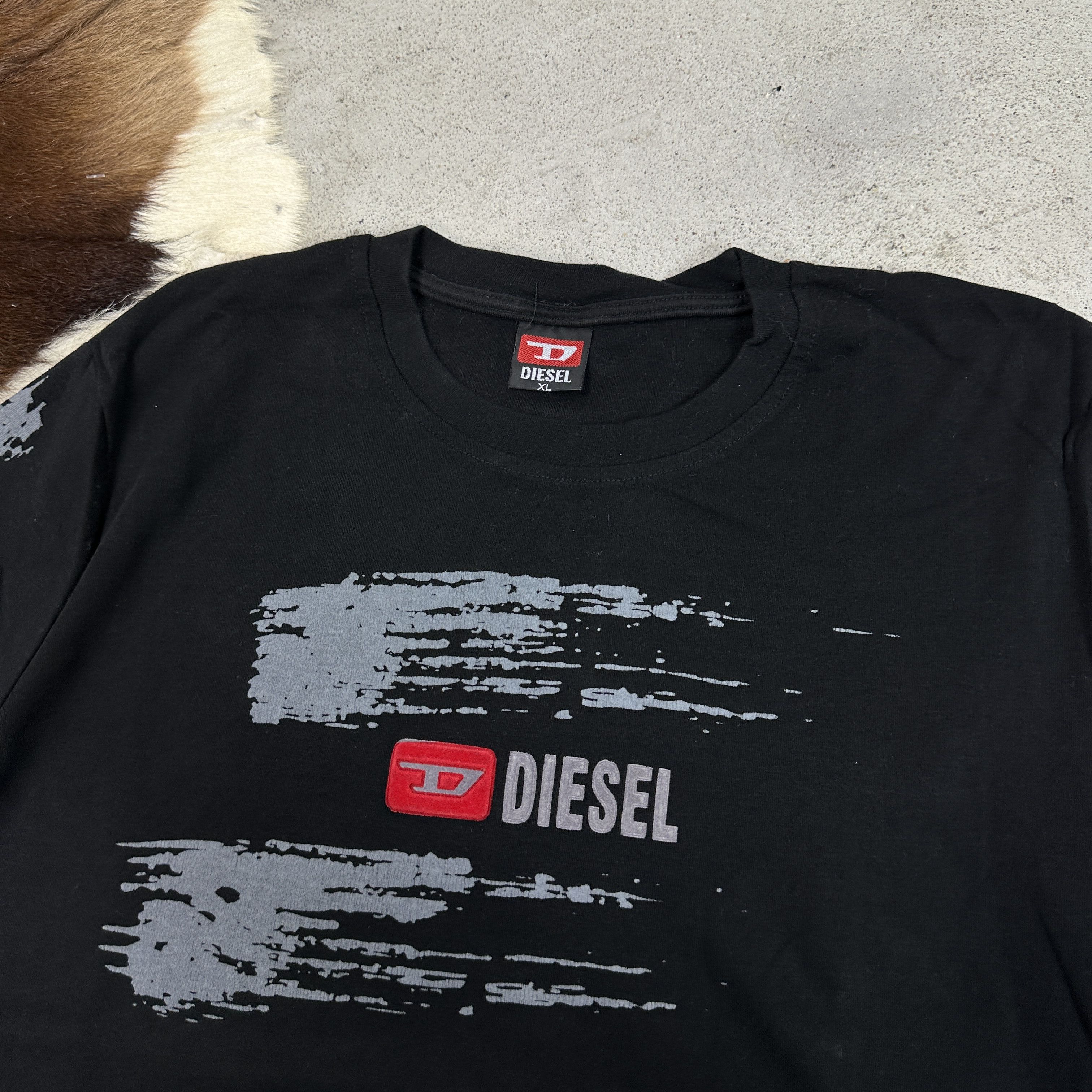 Diesel × Vintage Vintage 00s Casual Grunge Biker Diesel T-shirt Size US L / EU 52-54 / 3 - 3 Thumbnail