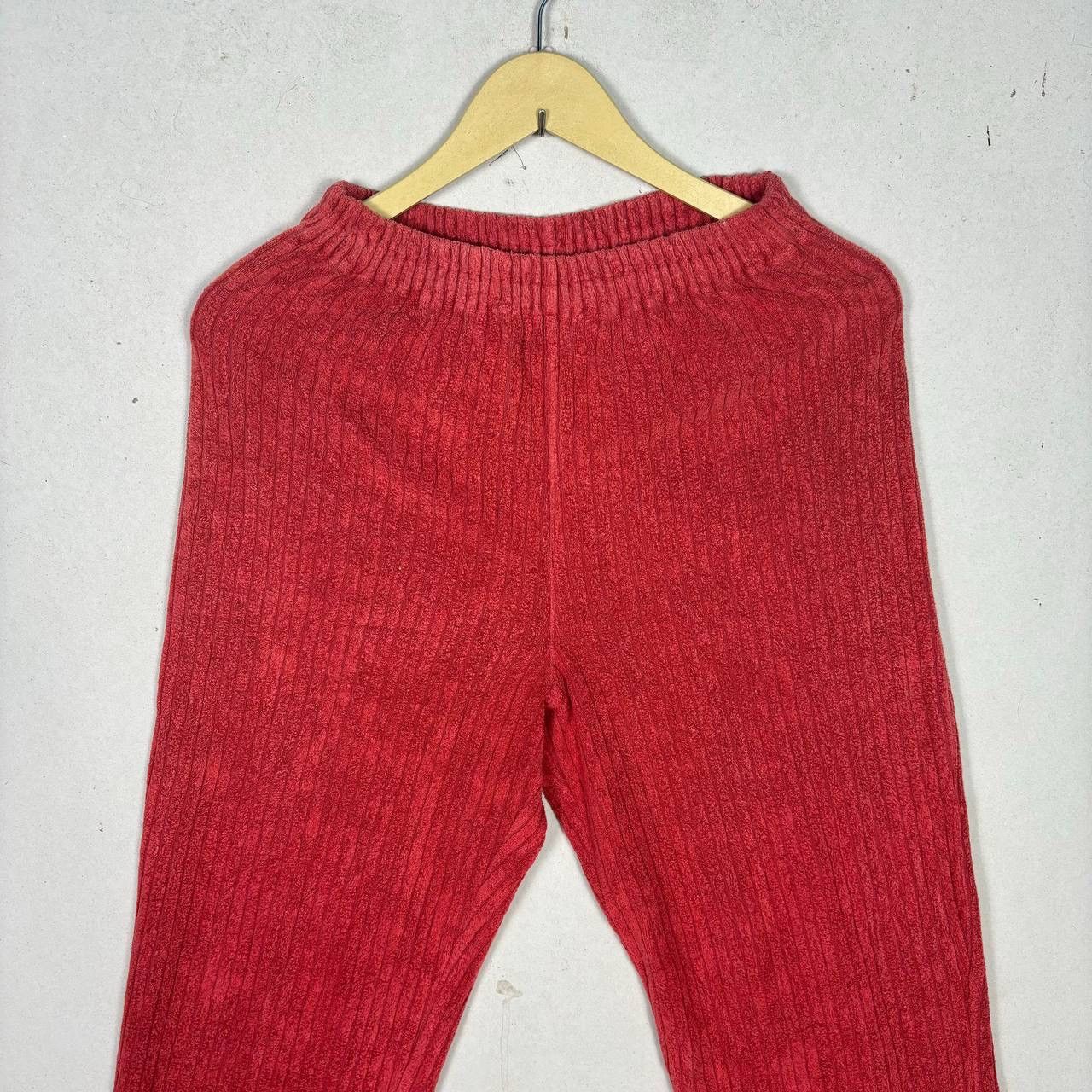 Issey Miyake Issey Miyake I.S. Brown Ribbed Knit Pants Archive 80s Size US 32 / EU 48 - 3 Thumbnail