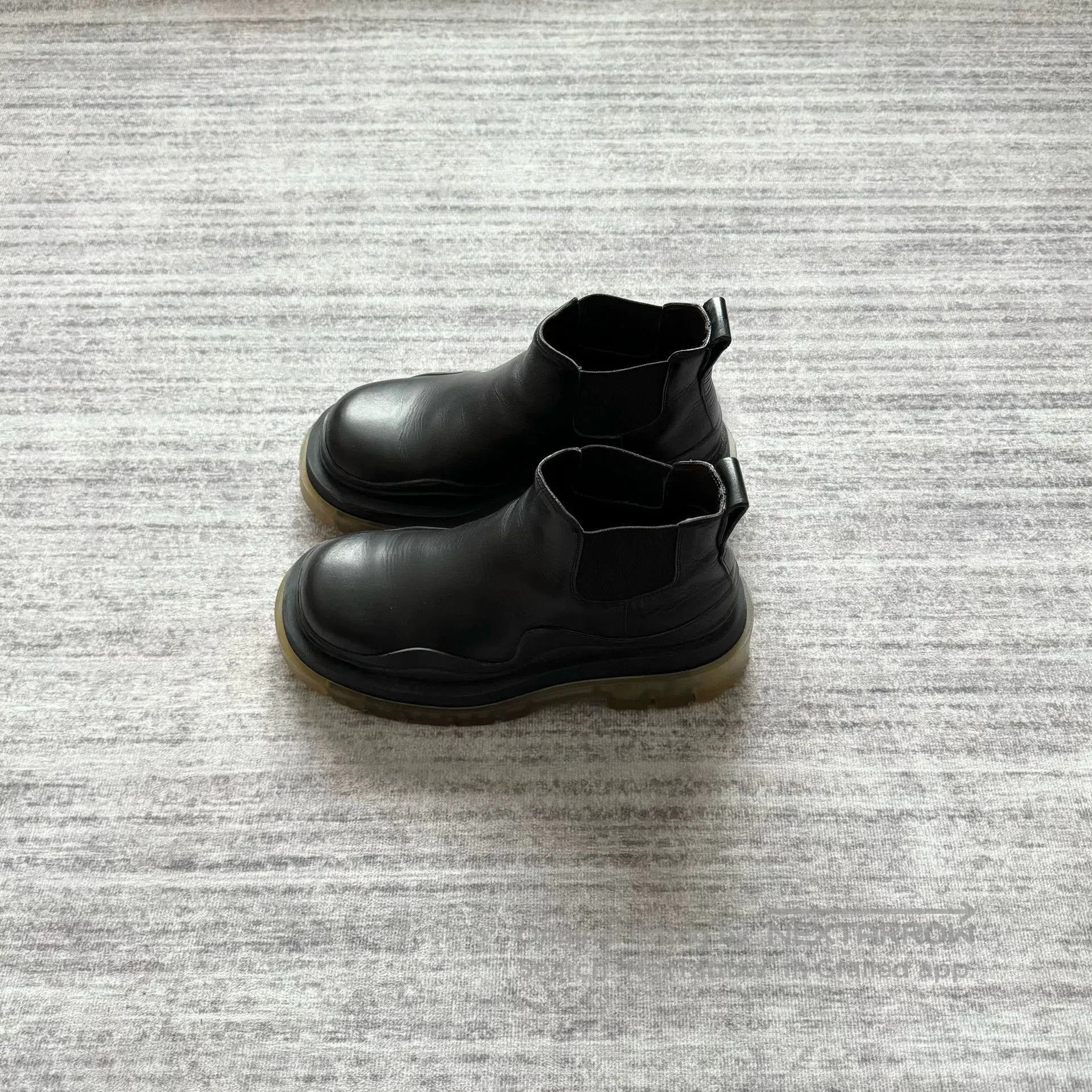 Bottega Veneta Bottega Veneta Black Platform Ankle Boots. Size US 5 / IT 35 - 2 Thumbnail