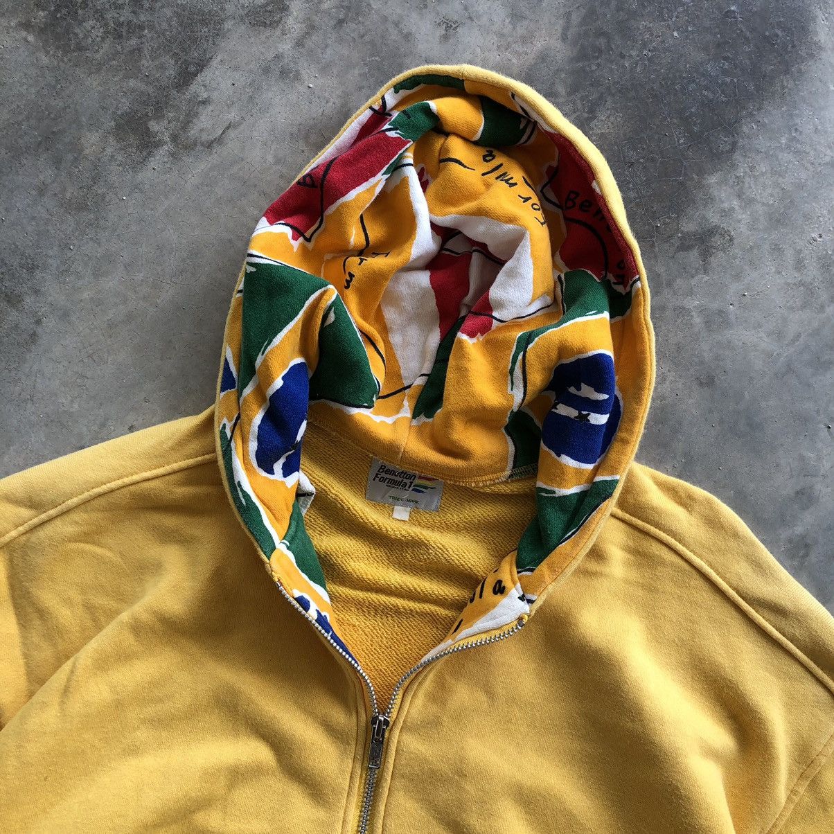 Benetton BENETTON Formula 1 Racing Team Full Zip Hoodie Sweater Size US L / EU 52-54 / 3 - 4 Thumbnail
