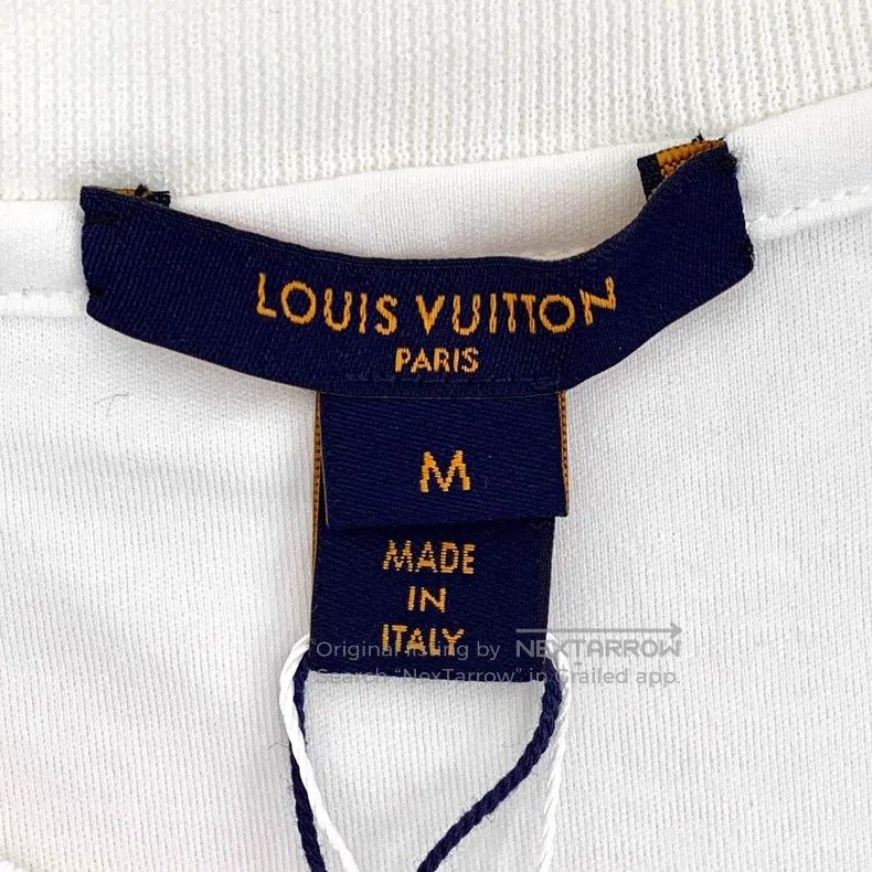 Louis Vuitton Louis Vuitton 22 white chain logo printed cotton crew neck Size US M / EU 48-50 / 2 - 7 Thumbnail