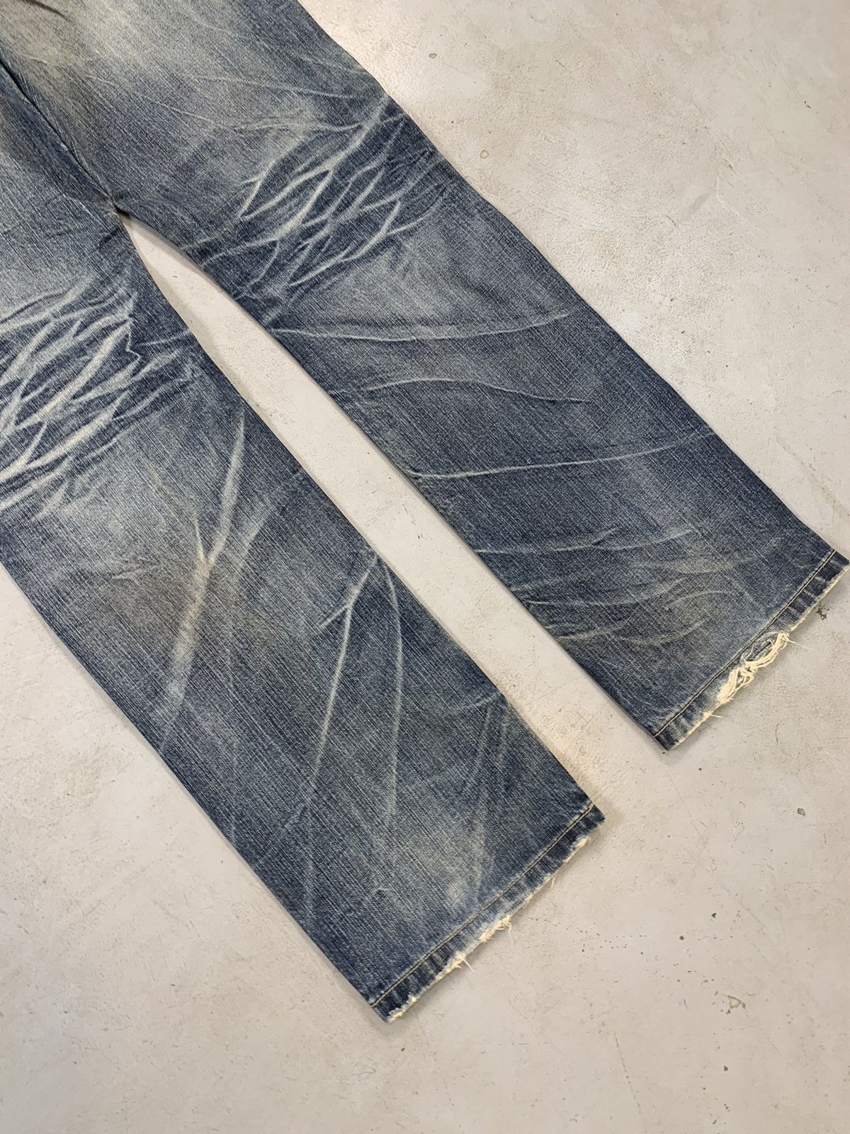Japanese Brand Vintage Evisu inspired denim Size US 34 / EU 50 - 5 Thumbnail