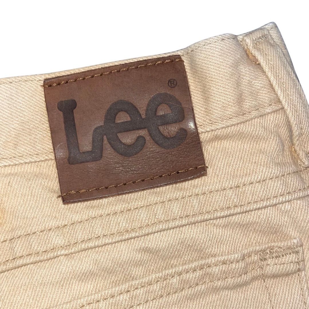 Lee Mens Tan Jeans 36X32 Straight Leg Regular Fit Streetwear Size US 36 / EU 52 - 4 Thumbnail