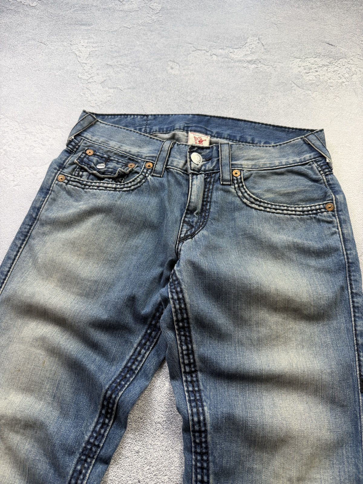 True Religion True Religion Jeans Distressed Straight Denim Made in USA 29 Size US 29 - 3 Thumbnail