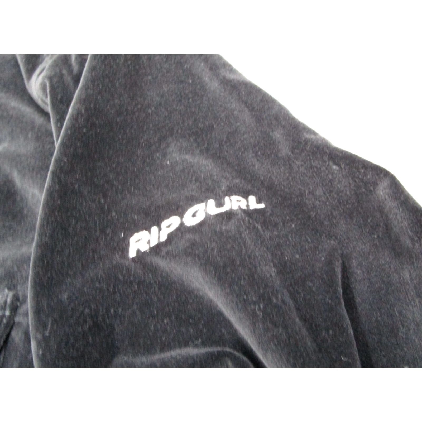 Rip Curl Vintage RIP CURL Jacket Mens XL Black Velour Button Up Hike Travel Shacket 90s Size US XL / EU 56 / 4 - 4 Thumbnail