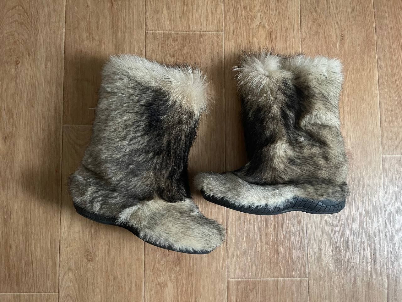 Vintage YETI Genuine Fur Boots Size US 7 / EU 40 - 2 Thumbnail
