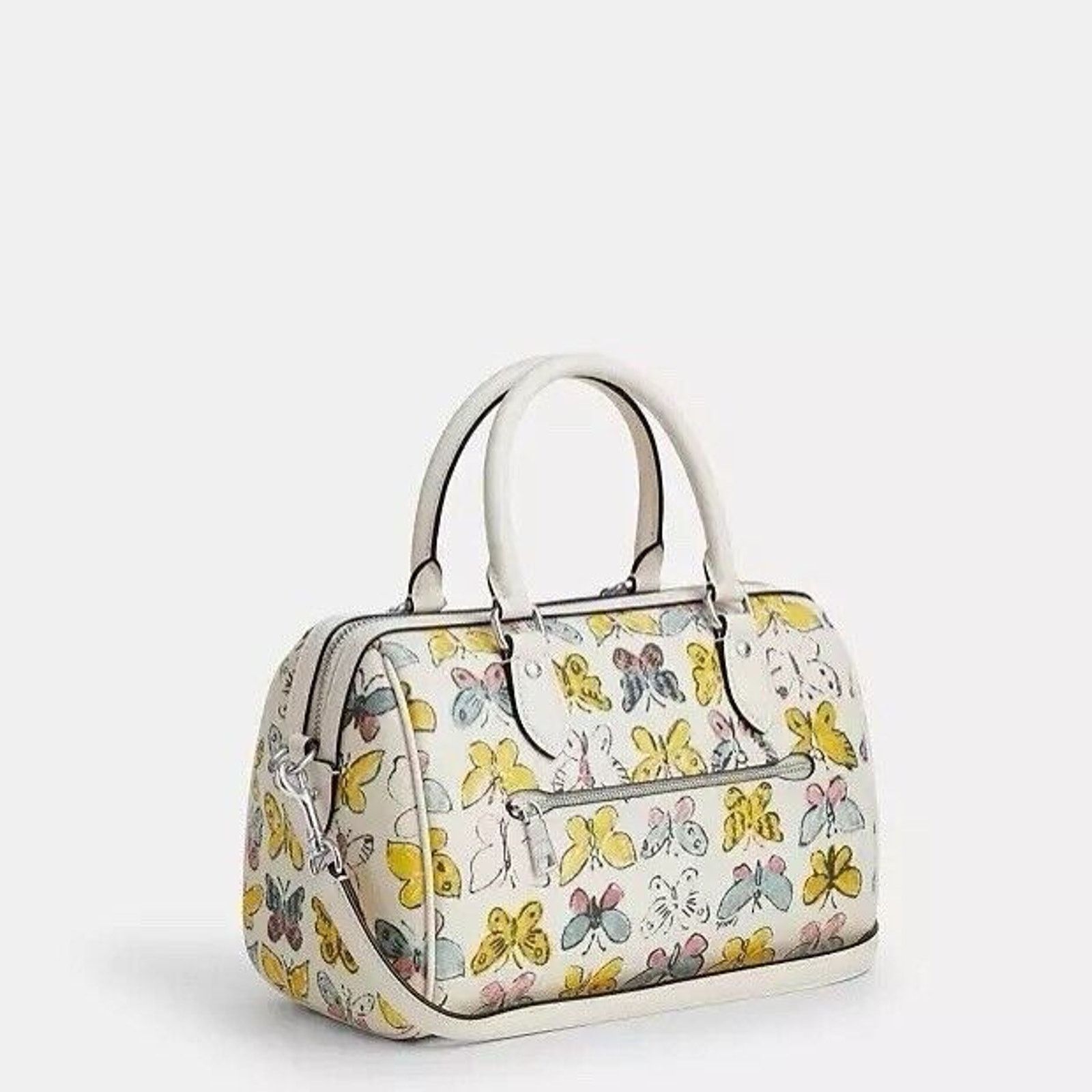 Coach NWT Coach Rowan Satchel Bag With Butterfly CAK07 Size ONE SIZE - 9 Thumbnail