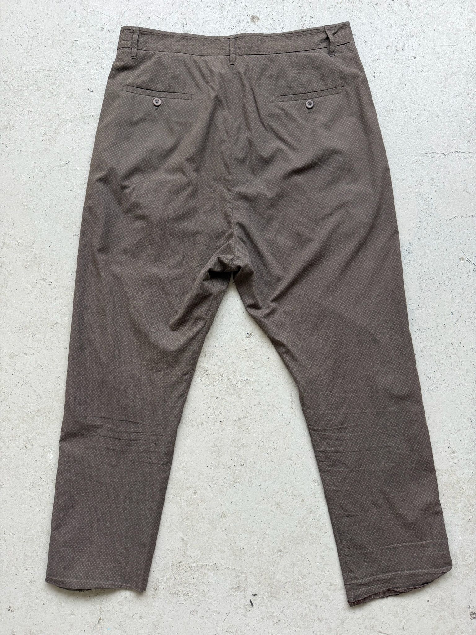 Rick Owens Rick Owens SS16 CYCLOPS Dark Dust Cotton Trousers Size US 34 / EU 50 - 3 Thumbnail