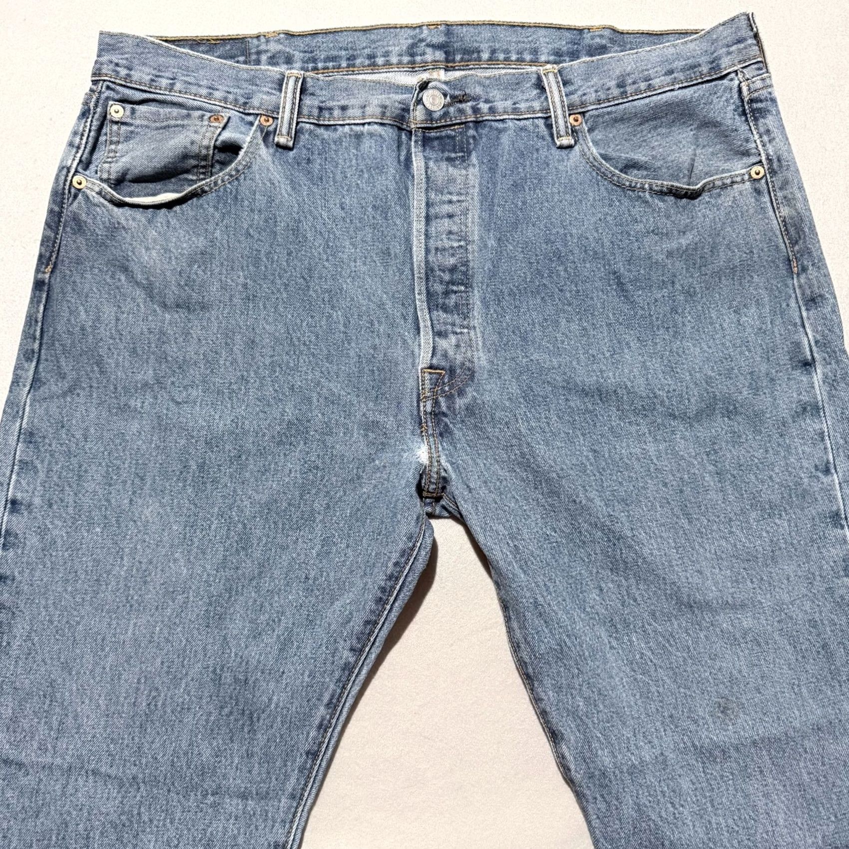 Levi's Levi'S Jeans Mens 40 Blue Men Denim Pockets Mid Rise Relaxed Straight Fit 40X30 Size US 40 / EU 56 - 3 Thumbnail