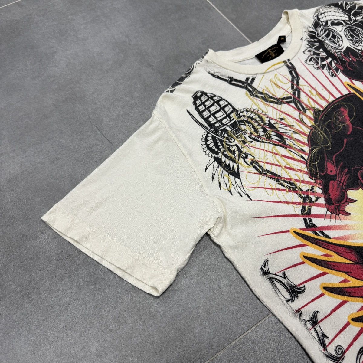 Christian Audigier × Ed Hardy Christian Audigier Los Angeles Tattoo Y2K Hip Hop T-Shirt Size US S / EU 44-46 / 1 - 3 Thumbnail