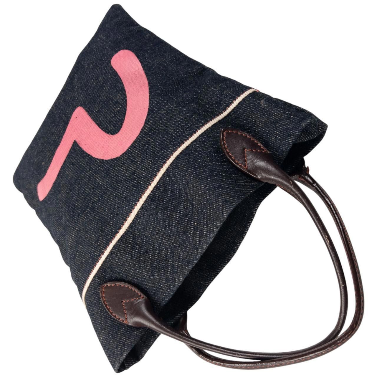 Evisu Vintage Evisu Gull Japanese Denim Handbag Size ONE SIZE - 5 Thumbnail