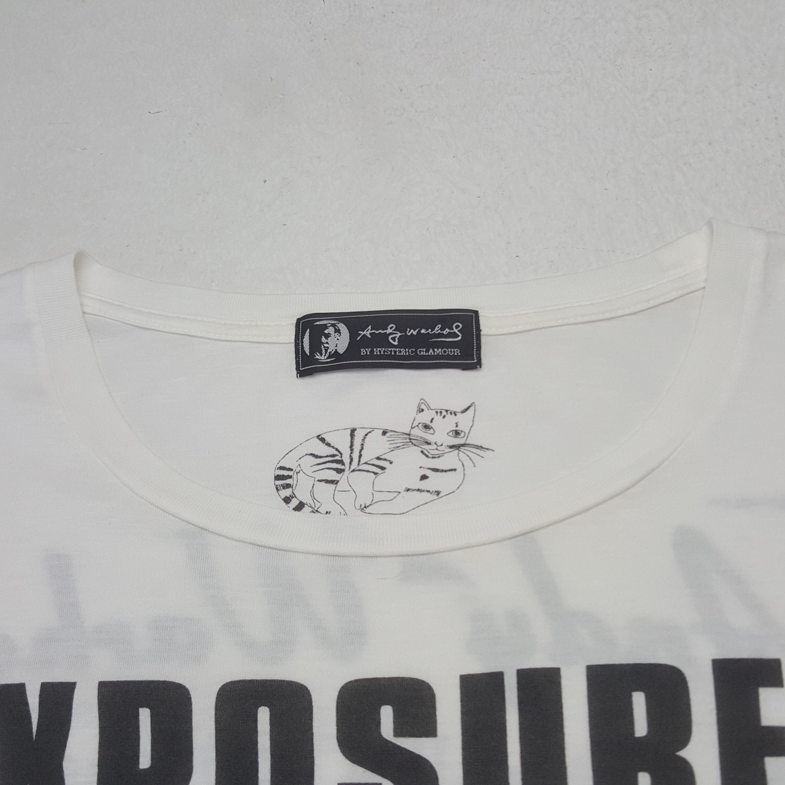 Band Tees Vintage Andy Warhol by Hysteric x Exposures Tshirt Size US S / EU 44-46 / 1 - 5 Thumbnail