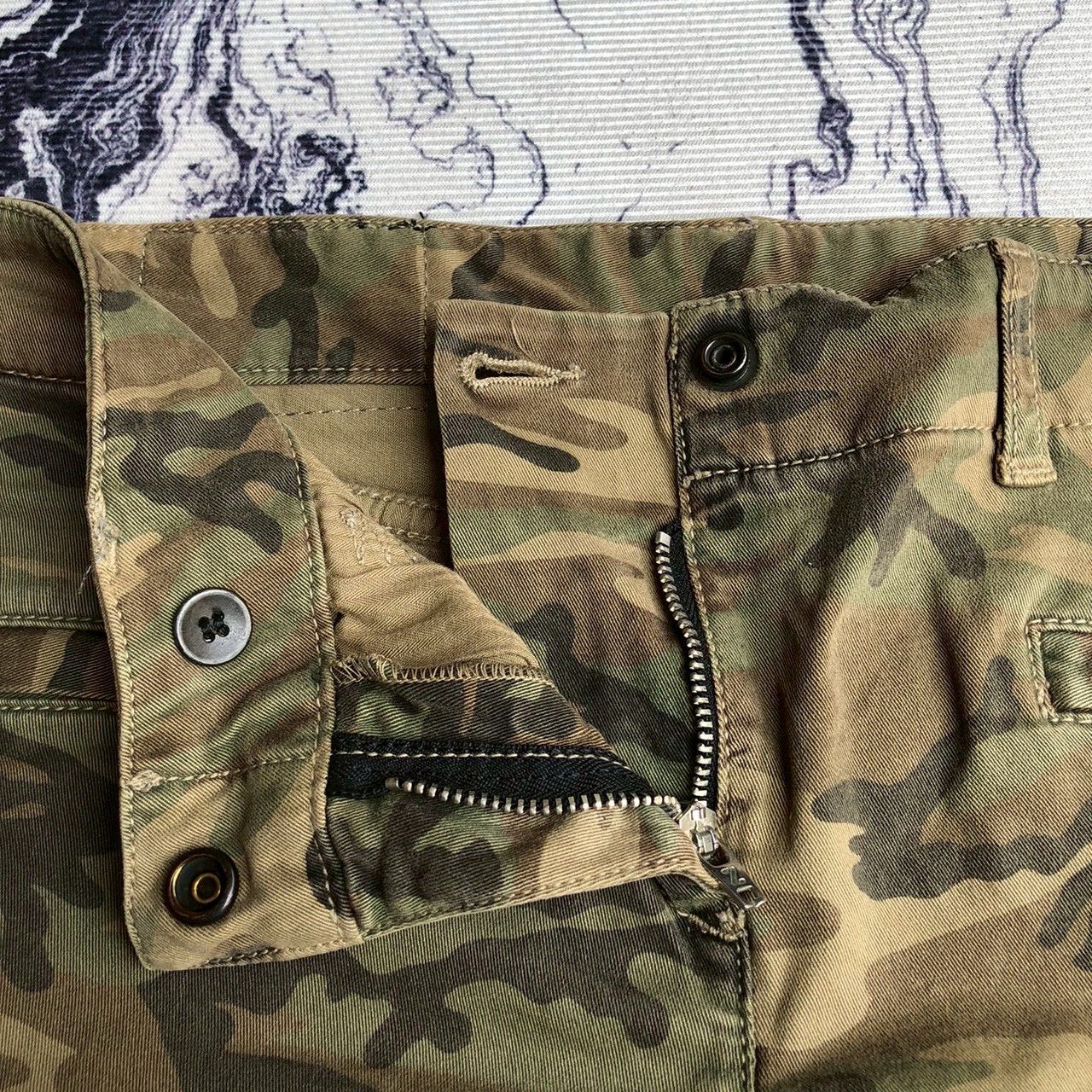 R13 R13 Moto Pants Camouflage Made in Italy Size 25 (Fits 29) Size 29" - 7 Thumbnail