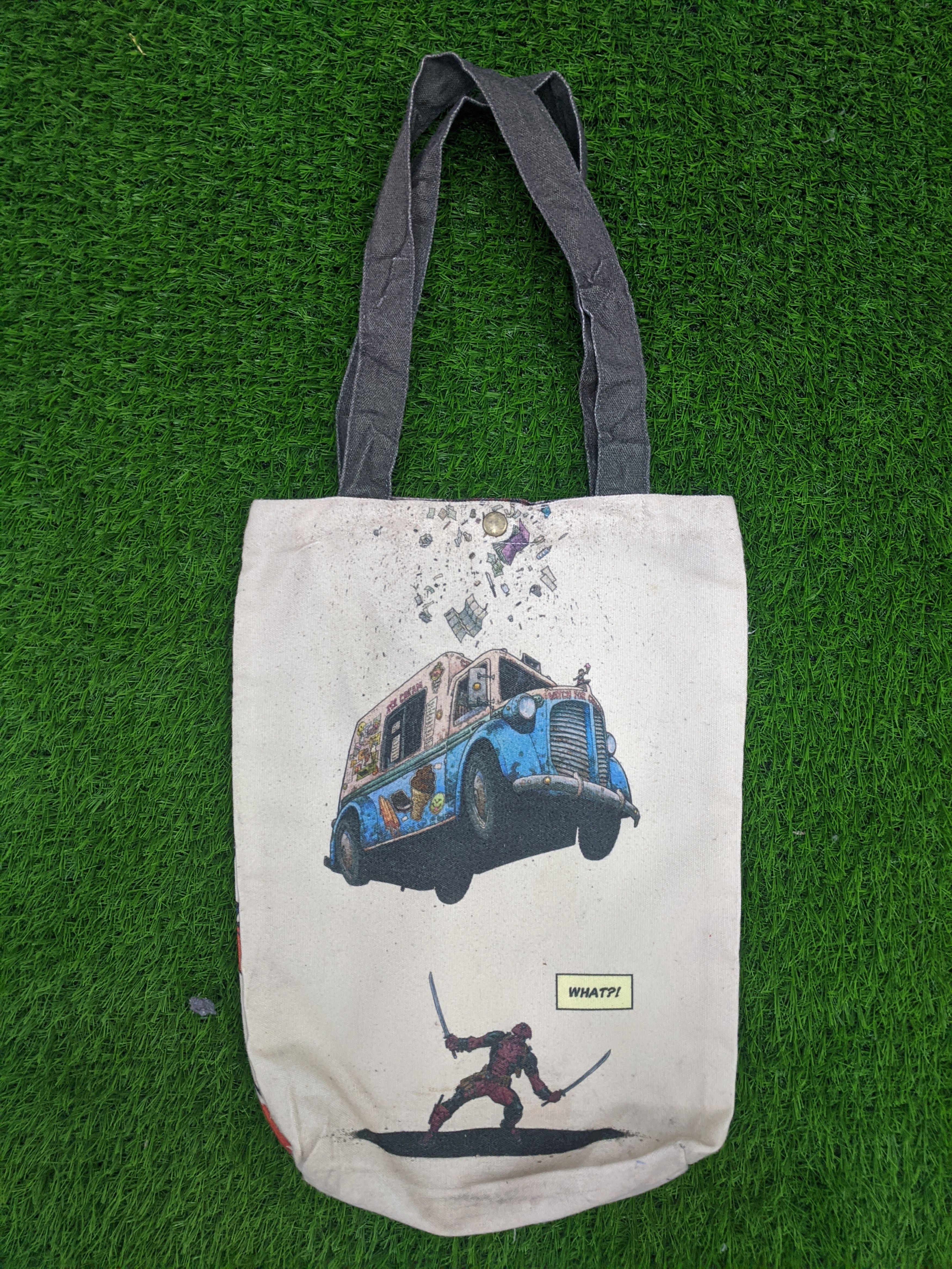 Marvel Comics Vintage Deadpool Fullprint Totebag Japanese Style BG0006 Size ONE SIZE - 2 Thumbnail