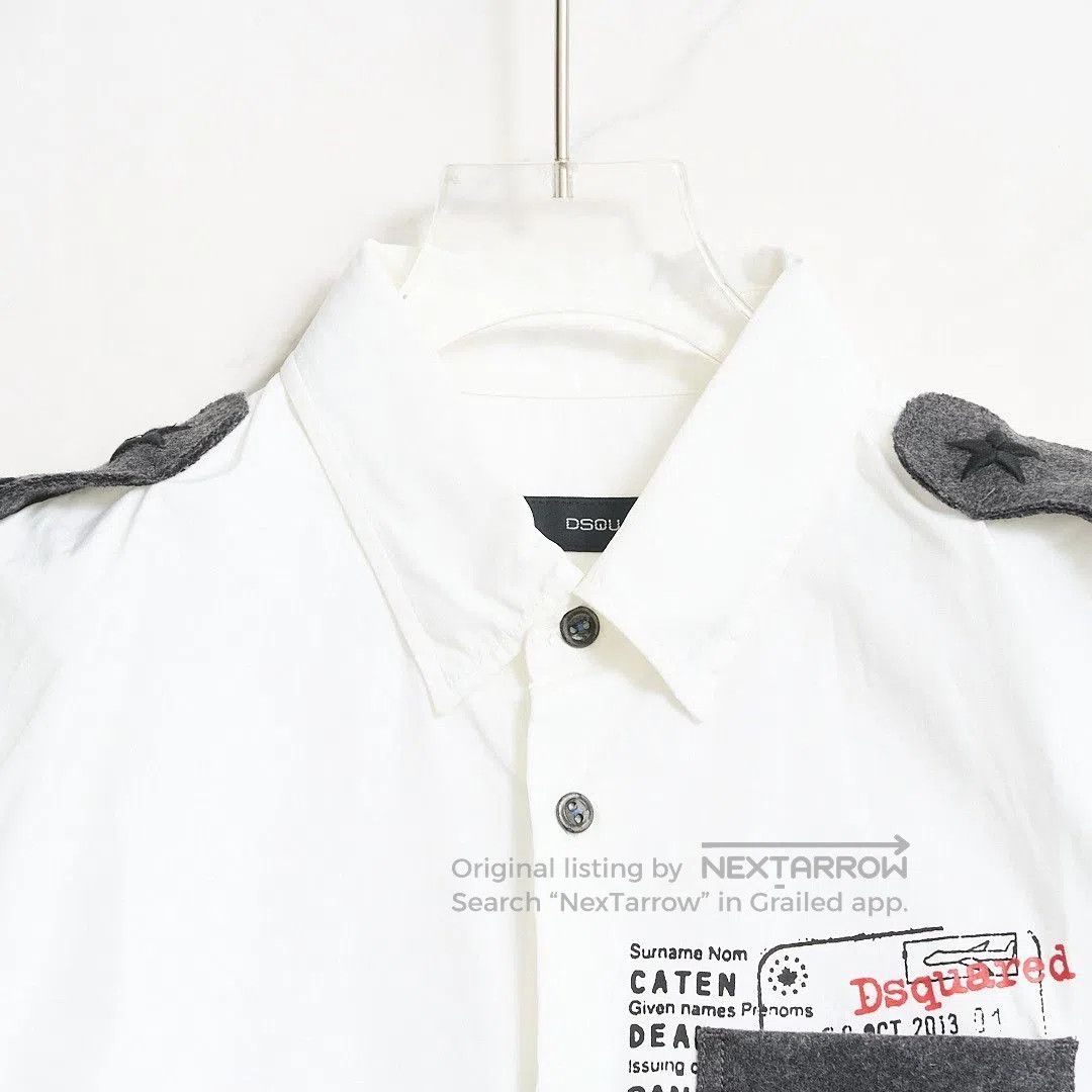 Dsquared2 Dsquared2 Men's Letter Print Shirt. Size US S / EU 44-46 / 1 - 4 Thumbnail