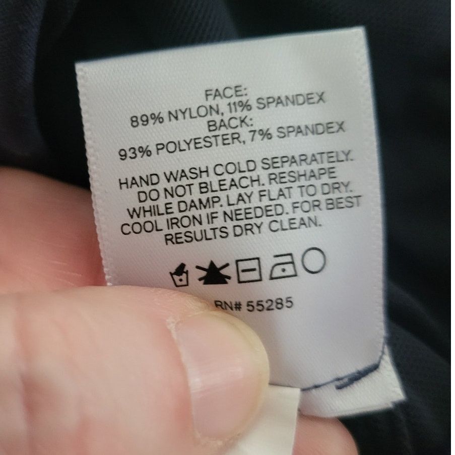 Express Express Navy Skinny Super High Rise Casual Dress Pants - XL Size 40" / US 18 - 7 Thumbnail