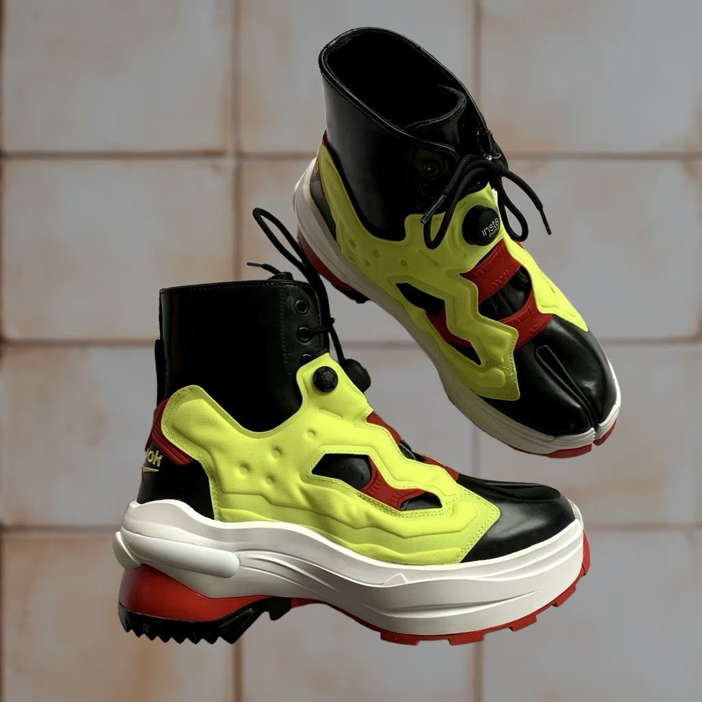 Maison Margiela MAISON MARGIELA x REEBOK INSTA PUMP FURY TABI HI TOP Sneaker Mens US 10 UK 9 EU 43 Multicolor Leather Size US M / EU 48-50 / 2 - 1 Thumbnail